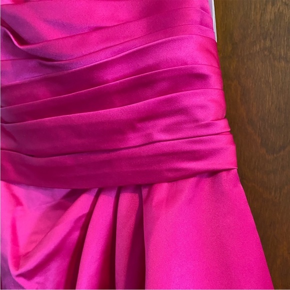 *NWT* Davids Bridal Pink MIDI Dress - Picture 6 of 6